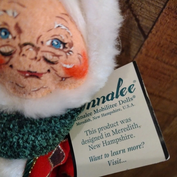 Annalee Mrs. Claus Christmas Holiday Mobilitee 9.5" Doll 2007 - Picture 7 of 9